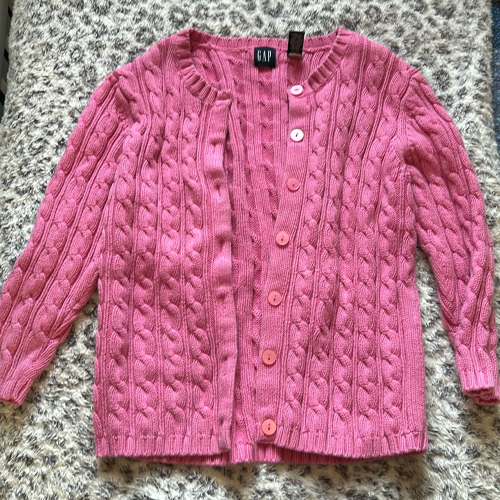 GAP Pink Cardigan